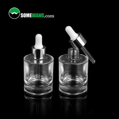 بطری سرم چشم قطره چکان شیشه ای گرد شیشه ای ظرف اسانس 50 میلی لیتری