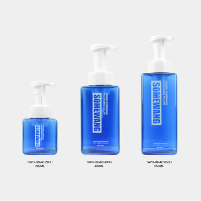 ظروف مراقبت از پوست بطری فوم آرایشی و بهداشتی 40ML 60ML 80ML پمپ PETG