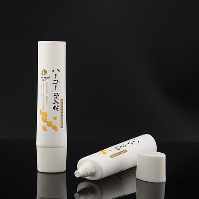 بسته بندی لوله آرایشی پلی اتیلن 2 5 لایه Eco 30ml لوله آرایشی بیضی شکل برای مراقبت شخصی