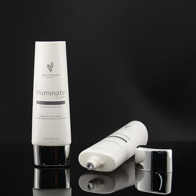 بسته بندی لوله آرایشی پلی اتیلن 2 5 لایه Eco 30ml لوله آرایشی بیضی شکل برای مراقبت شخصی