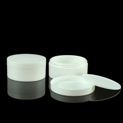 شیشه کرم دوجداره PP 50 گرمی 100 گرمی 150 گرمی شیشه های آرایشی و بهداشتی زیست تخریب پذیر سفید لوکس ODM