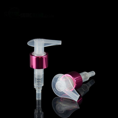 یقه روکش آلومینیومی یقه رنگارنگ ROSE GOLD یقه 24-410 28-410 مایع دستشویی پمپ لوسیون PP پمپ پلاستیکی