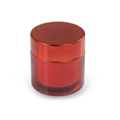 ظروف آرایشی PET لوکس 50 میلی لیتری ظروف پلاستیکی دولایه PET آبکاری UV