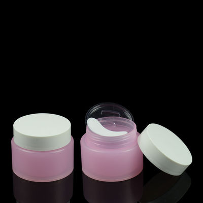 ماسک کرم دور چشم پلاستیکی OEM 100 گرمی شیشه دو جداره BPA Free PP کرم دور چشم با قاشق