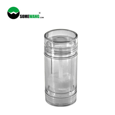 ODM OEM 65ml استیک دئودورانت استوانه ای Clear AS بطری 65 گرمی برای عطر بدن