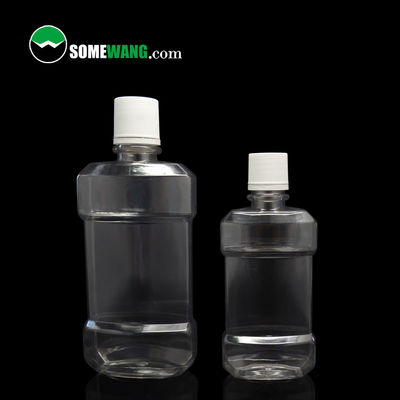 بطری 100 میلی لیتر / 250 میلی لیتر / 500 میلی لیتر بطری PET آرایشی و بهداشتی بطری دهانشویه سفارشی