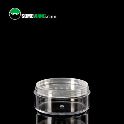 ظرف پودر 24 گرمی Clear Empty Loose Loose Makeup گرد پلاستیکی قابل استفاده مجدد اندازه سفر