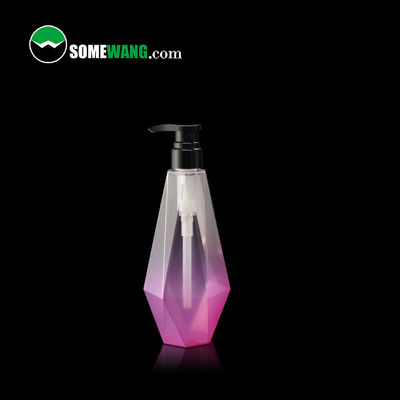 مجموعه بطری های سیلندر لوزی PETG سفارشی برای شامپو 300 میلی لیتر / 500 میلی لیتر / 750 میلی لیتر