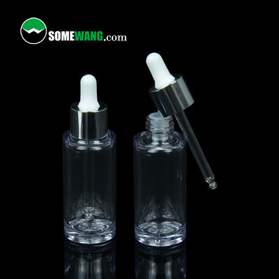 بطری قطره چکان خالی PETG 10 میلی لیتری 30 میلی لیتری 40 میلی لیتری اسانس بطری با قطره چکان لوله فشاری