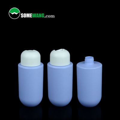 بسته بندی لوسیون آرایشی 300 میلی لیتری 400 میلی لیتری بطری شانه مسطح HDPE رنگ سفارشی